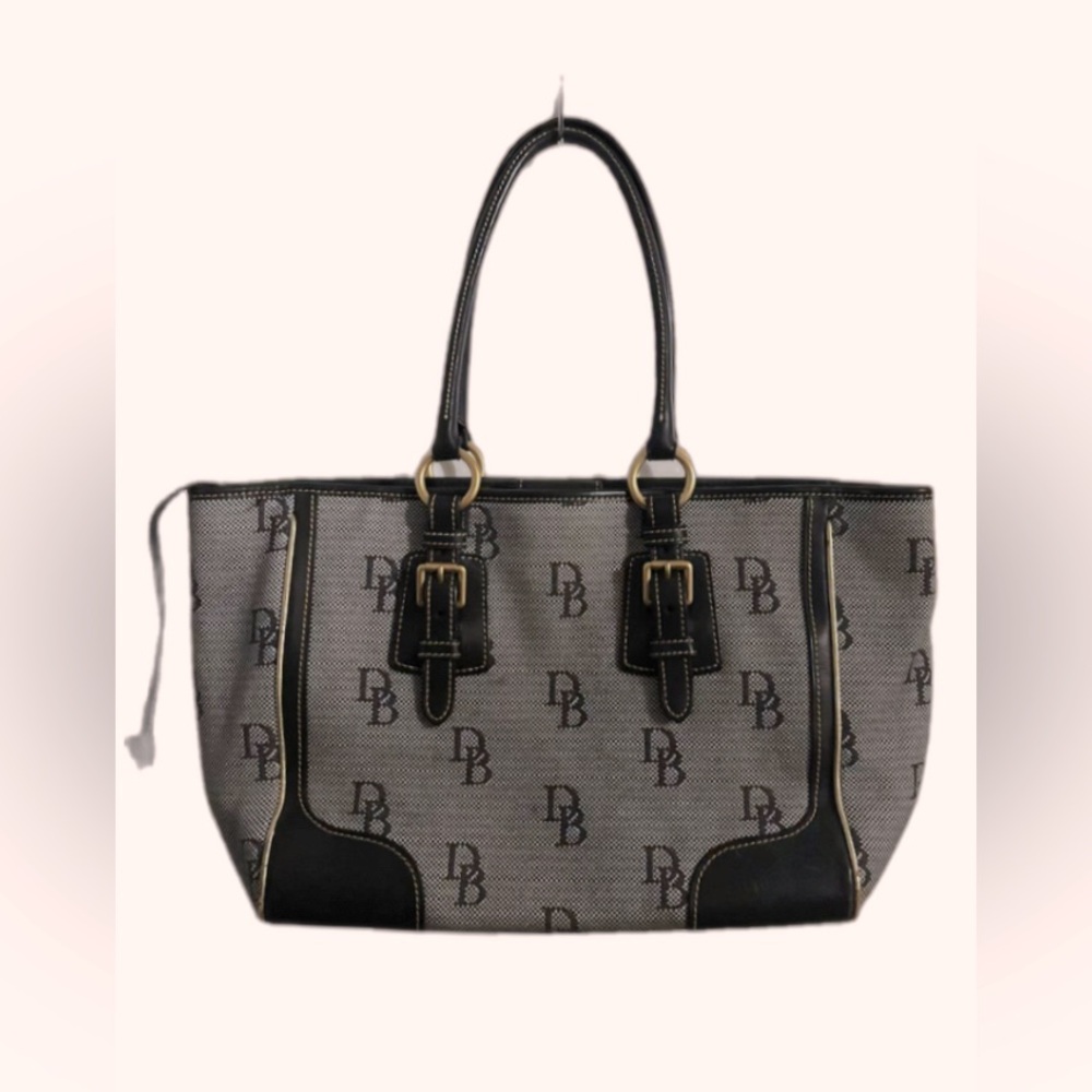 Dooney & Bourke Black and Gray Tote Bag